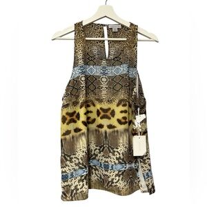 🆕 1.STATE Snakeskin / Leopard Print Sleeveless Top